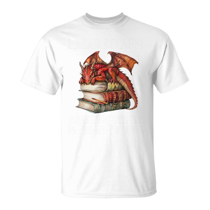 I Read Because Roasting People Is Frowned Upon Dragon Book Premium Tri-Blend T-Shirt