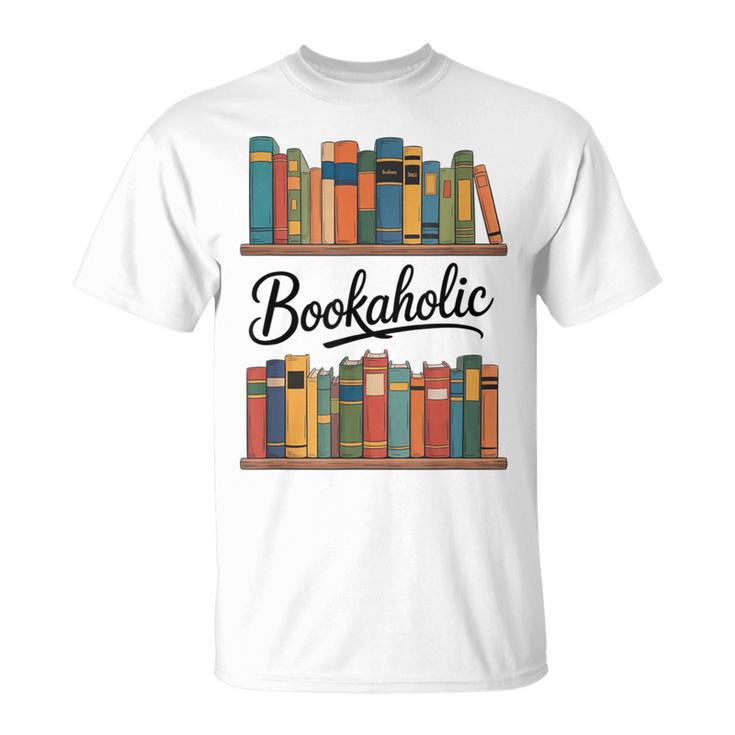 Reading As a Bookaholic For Book Lovers T-Shirt