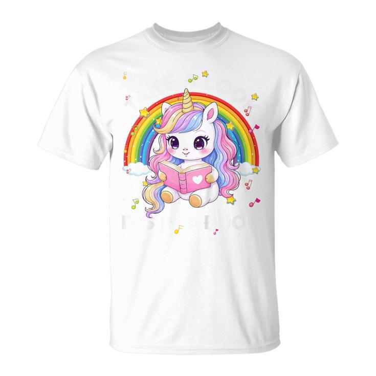 Reading Take Look Its In A Book Toddler Girls Rainbow Lover T-Shirt