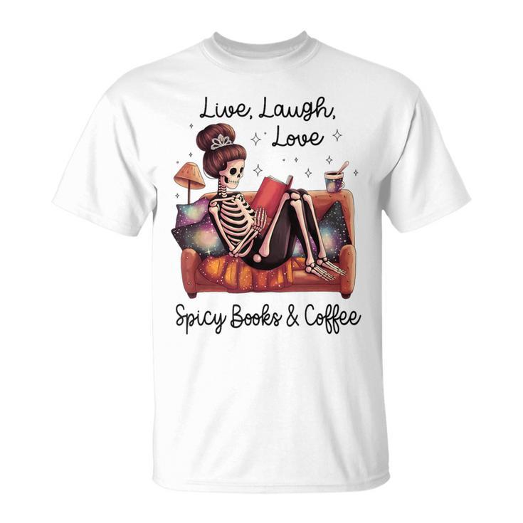 Spicy Books Coffee Smutty Book Lovers Smut Love Smutt Books T-Shirt Spicy Books Coffee Smutty Book Lovers Smut Love Smutt Books T-Shirt