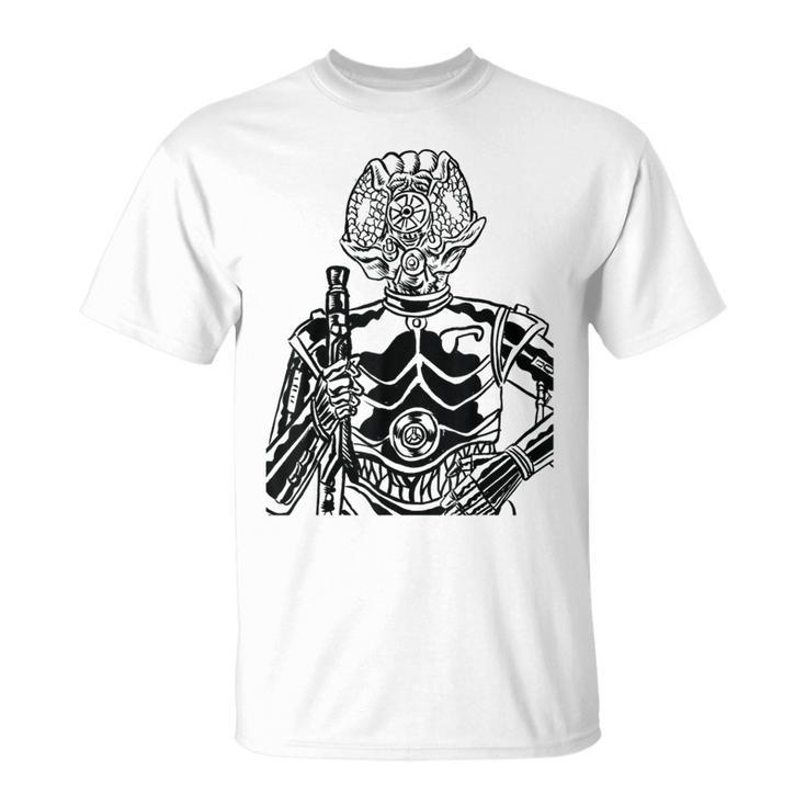 Star Wars 4-LOM Bounty Hunter Droid Comic Book Sketch T-Shirt