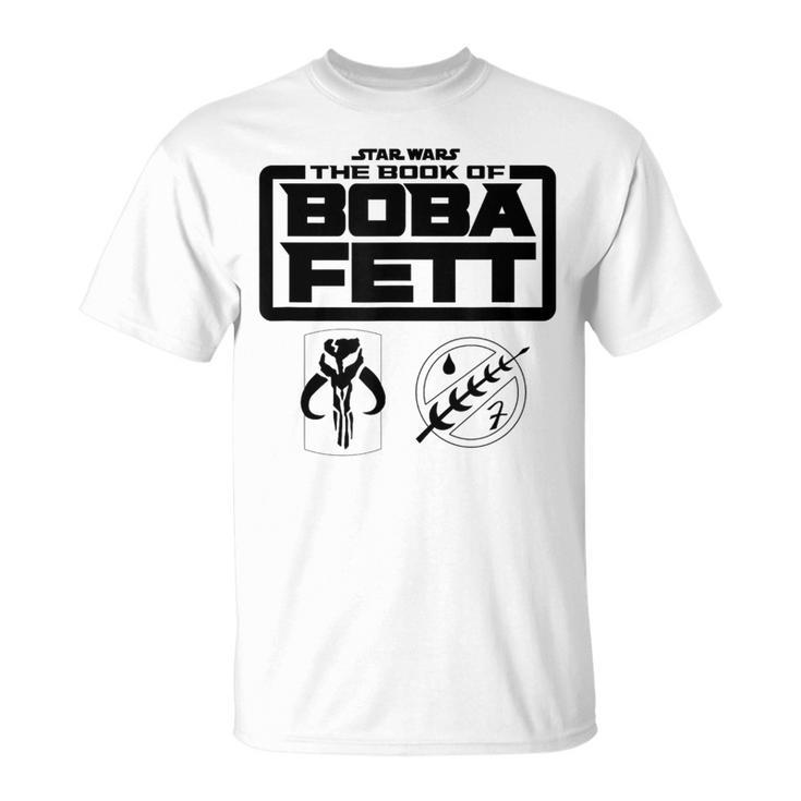 Star Wars The Book Of Boba Fett Armor Symbols V-2 T-Shirt