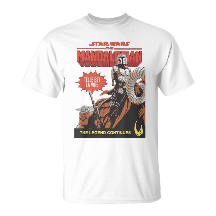 Star Wars The Mandalorian Telle Est La Voie Comic Book T-Shirt