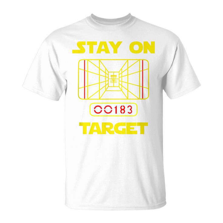 Stay On Target-ディスクゴルフtシャツ Tシャツ