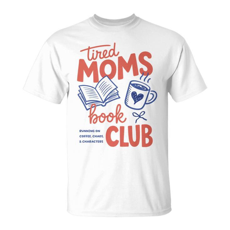 Tired Moms Book Club Mother’s Day Trendy Reading Lover Comfort Colors Crop Top T-Shirt