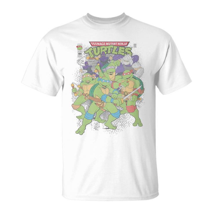 TMNT Comic Book Cover Group Shot Premium Tri-Blend T-Shirt