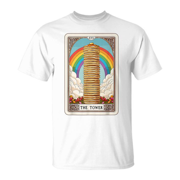 The Tower タロットカード パンケーキタワー 朝食 恋人 パンケーキ Tシャツ