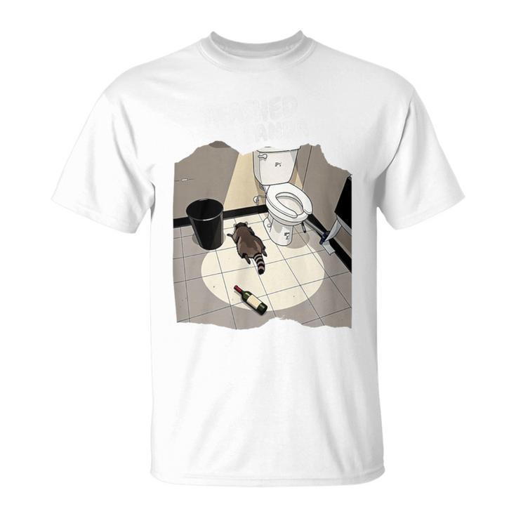 Trashed Panda ミーム アライグマ 面白いアート Tシャツ