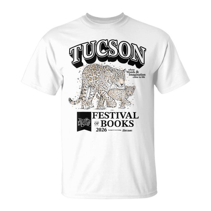 Tucson Festival Of Book Merch TFOB 2026 Critter Jaguar T-Shirt