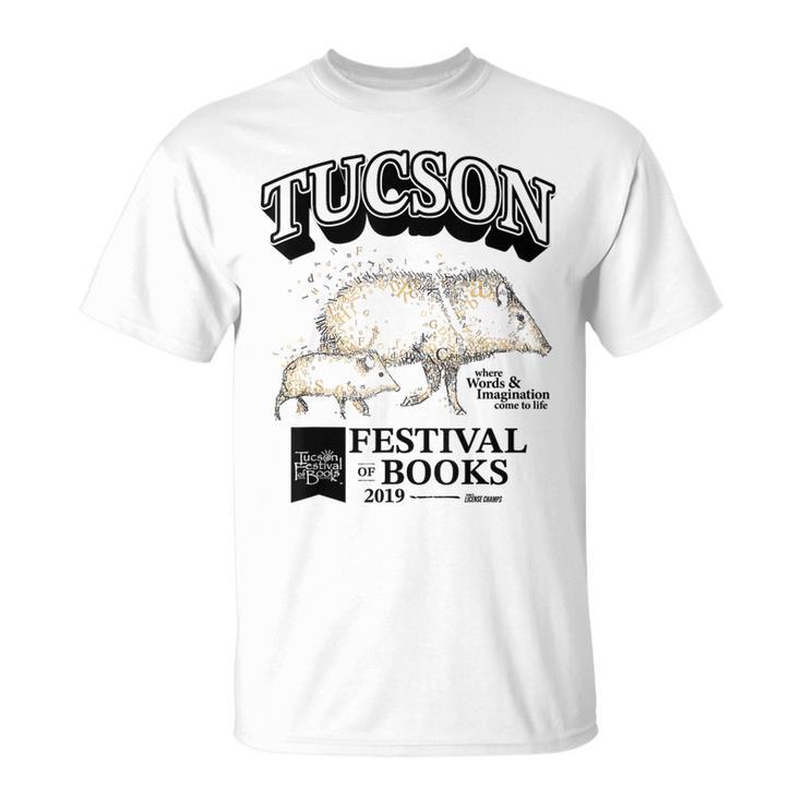 Tucson Festival Of Books TFOB 2019 Javelina Mascot T-Shirt