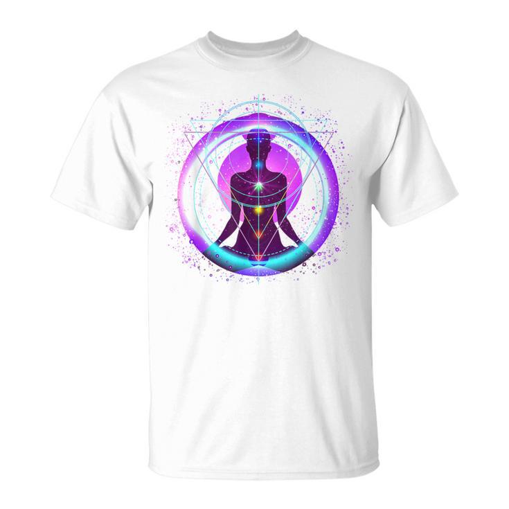 Yoga Meditación Kundalini Chakra Energía Camiseta unisex