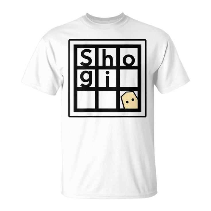 【バックプリント・背中側】Shogiくん ショーギ Kun 将棋 駒（将棋盤）【ゆるフレンズ】かわいい キャラ イラスト Tシャツ