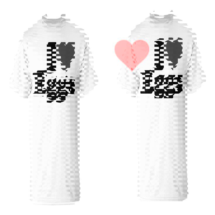 アイラブエッグアイハートエッグ Tシャツ