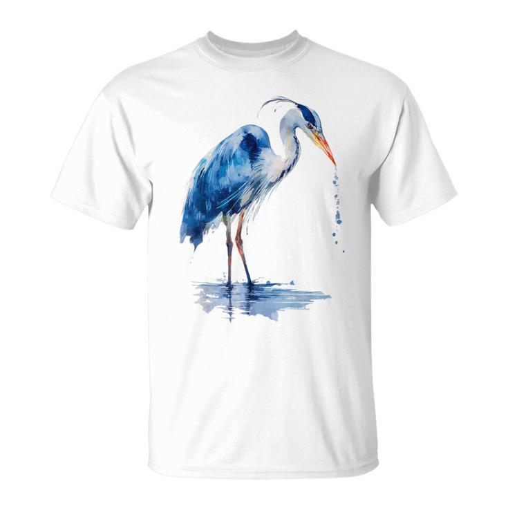 アオサギ バードウォッチング Tシャツ