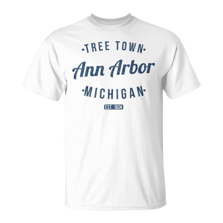 アナーバー ミシガン州 レトロ ヴィンテージ お土産 Mi アナーバー Tシャツ