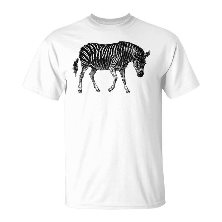 アフリカンゼブラプリント Tシャツ