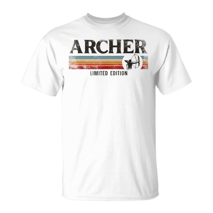 アーチェリー 弓 アーチャー レトロ ヴィンテージ アーチャー Tシャツ
