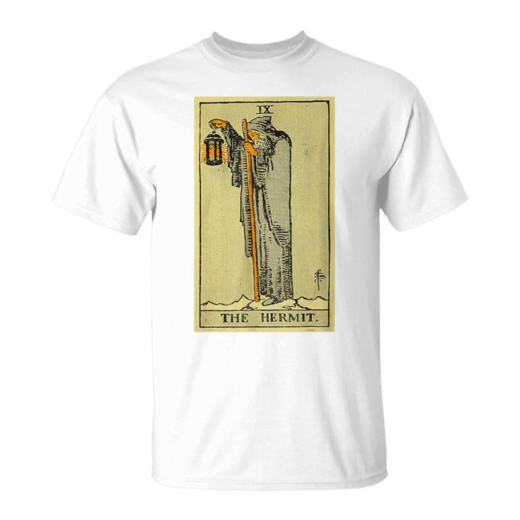 エルミットタロットカード スピリチュアリティ ヴィンテージ Tシャツ