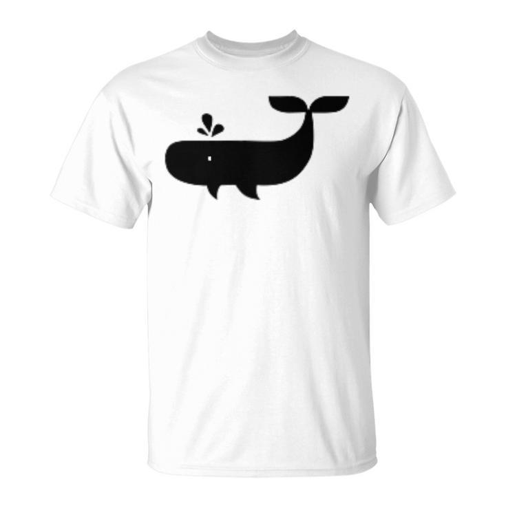 クジラ ブラック レディース メンズ 子供用 Tシャツ