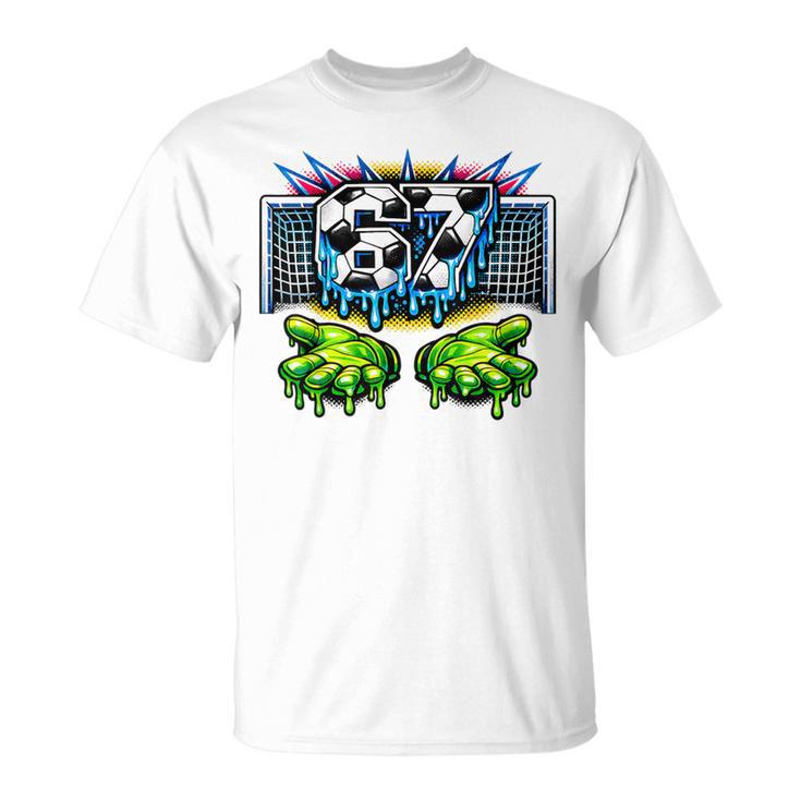 サッカー 67 シックスセブンファニージェンアルファミームドリップ Tシャツ