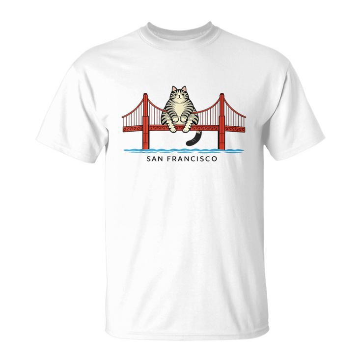 サンフランシスコ猫ゴールデンゲイツブリッジキャット読書本 Tシャツ