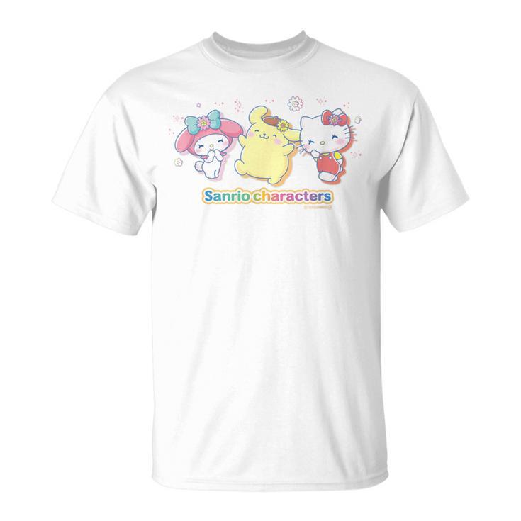 サンリオキャラクターズ サンリオキャラクター大賞デザイン 集合B Tシャツ