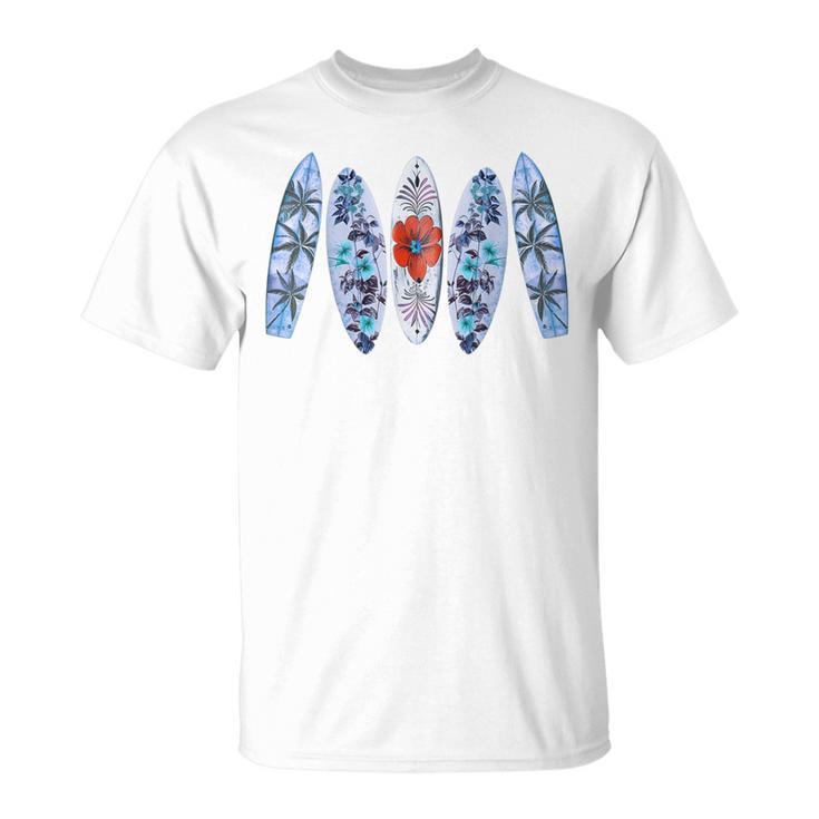 サーフィン サーフボード ヴィンテージ レトロ サーフボーダー ビーチ サーフィン Tシャツ