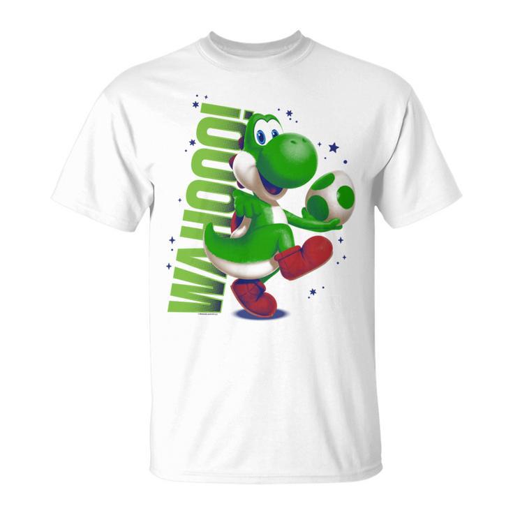 ザ・スーパーマリオギャラクシー・ムービー Action Yoshi 長袖tシャツ Tシャツ