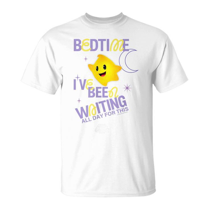 ザ・スーパーマリオギャラクシー・ムービー Yellow Luma Bedtime Tシャツ