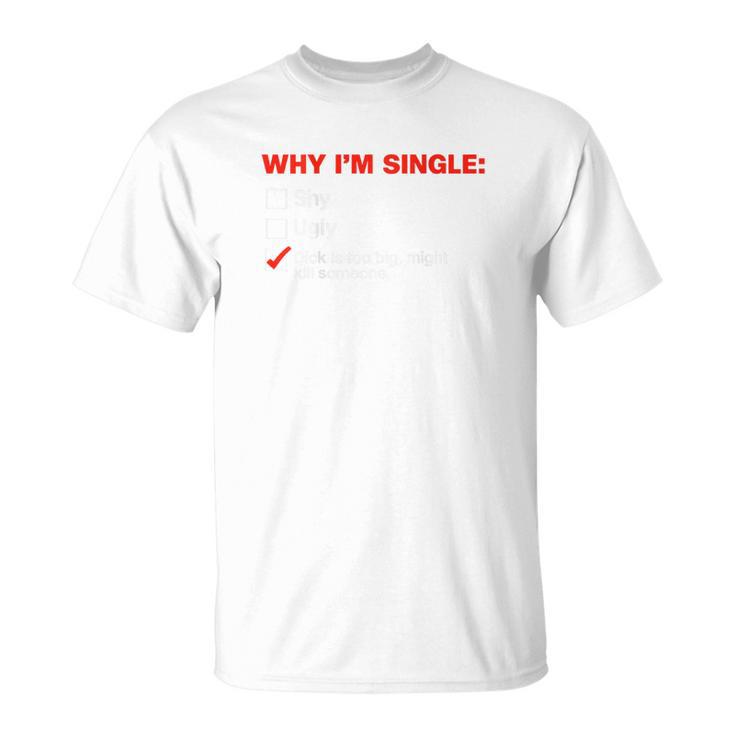 シングルライフのユーモア Tシャツ