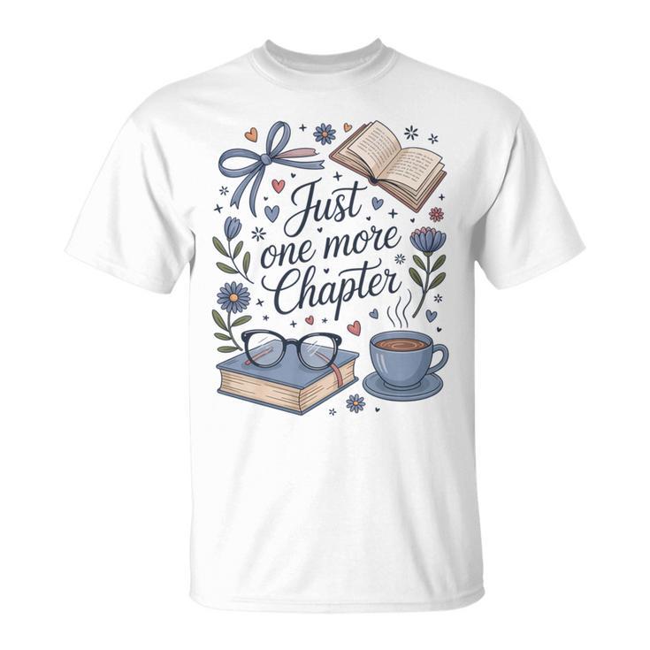 ジャスト・ワン・モア・チャプター・ブック・ラヴァー・リーディング 長袖tシャツ Tシャツ