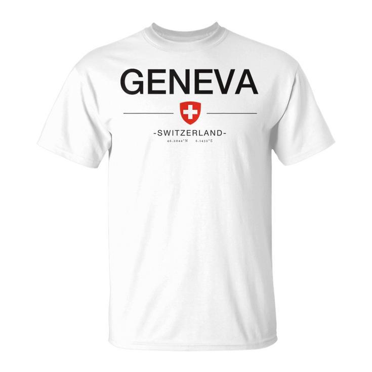 ジュネーブ スイス 首都 スイス ジュネーブ スイス Tシャツ