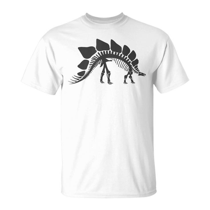 ステゴサウルス スケルトン ステゴサウルス 恐竜 Tシャツ