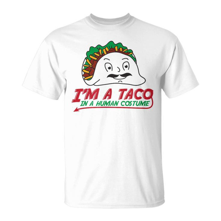 タコス イン ヒューマン コスチューム メキシカン テクスメックス ファヒータ ブリトー Tシャツ