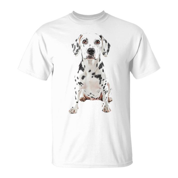 ダルメシアン 犬 モチーフ ペット アート ダルメシアン Tシャツ