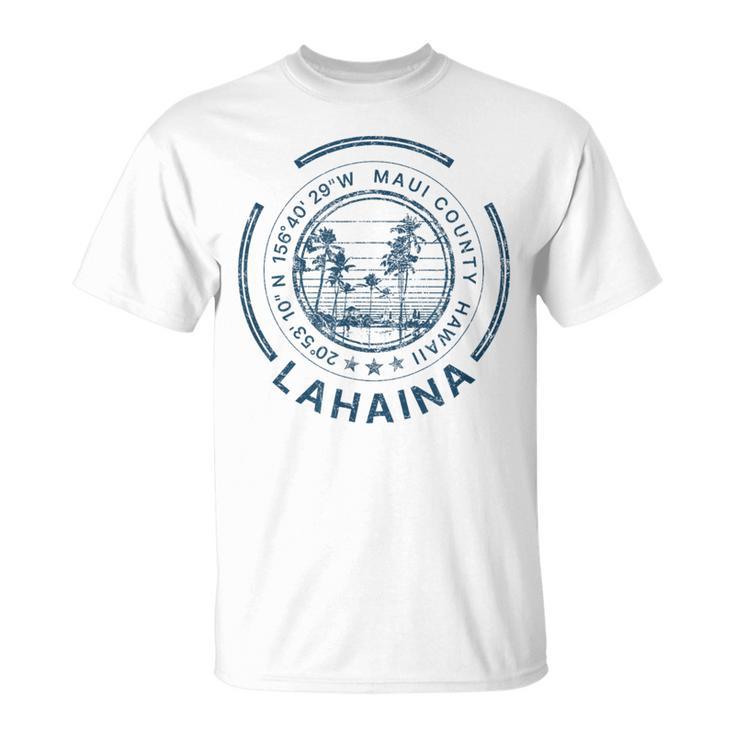 ハワイ ラハイナ マウイ レトロ ハワイアン Tシャツ