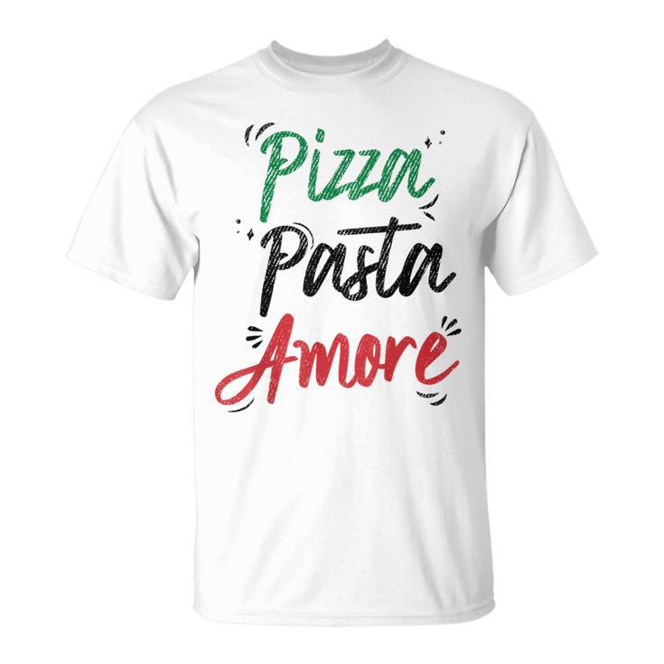 ピザ パスタ アモーレ イタリア製 Tシャツ