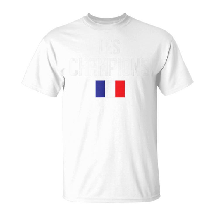 フランス 2018 フットボール サッカー ワールドチャンピオン Tシャツ