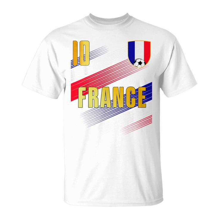 フランス国旗 フランスのプライド愛好家 Tシャツ