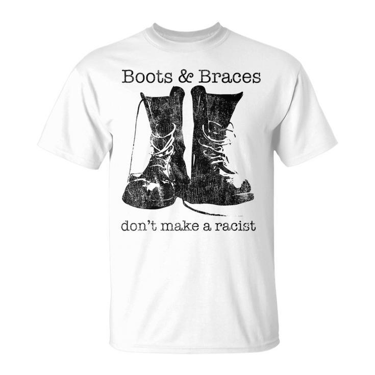 ブーツ&ブレースシャツ 反人種族のスキン スキンヘッド Tシャツ