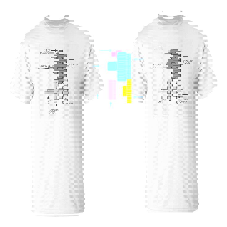 ミニ四駆 ギアイラストプリント Tシャツ