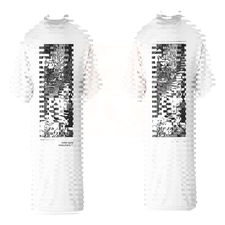 ムーミン 真夜中に起きる ムーミン谷の冬 Tシャツ