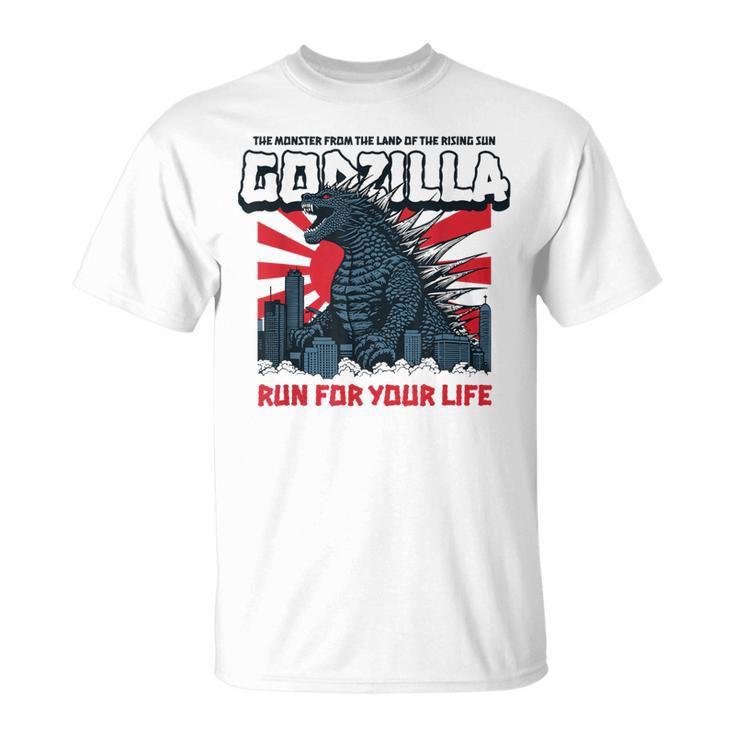 モンスター – ゴジラ：必死の逃亡 Tシャツ