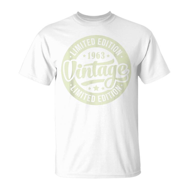 ヴィンテージ 1963 メンズ 限定版 Bday 1963 誕生日 Tシャツ