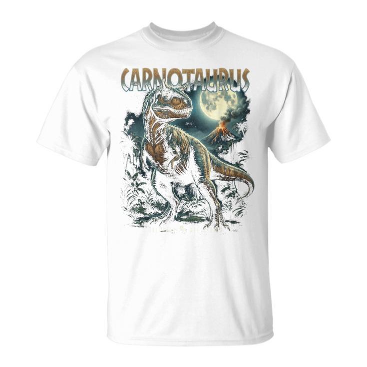 ヴィンテージ カルノタウルス 90年代 ブートレッグ恐竜 先史時代の恐竜 Tシャツ