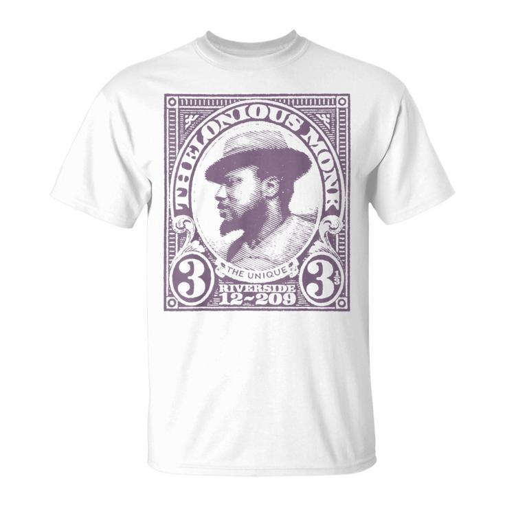 公式セロニアス・モンク・ジャズ・アイコン・グッズ The Unique Tシャツ