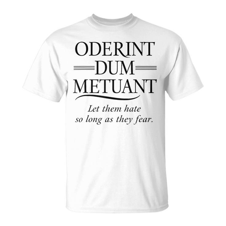 古典ラテン語フレーズ 強力なローマの引用 Tシャツ