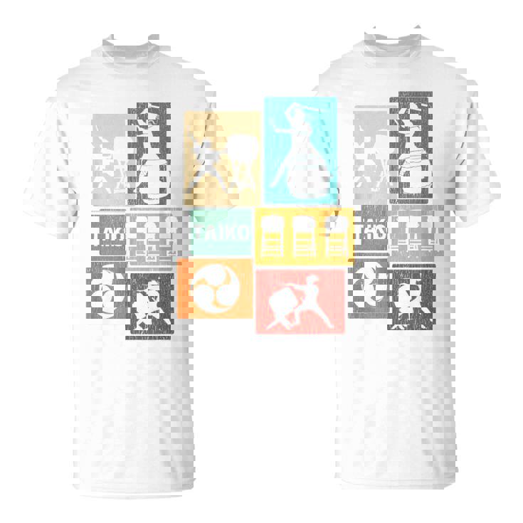 太鼓 みつどもえ ヴィンテージ 太鼓ドラマー Tシャツ