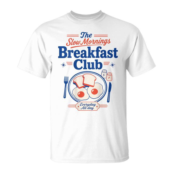 朝食クラブ スローモーニング ブランチ 恋人 卵 トースト Tシャツ