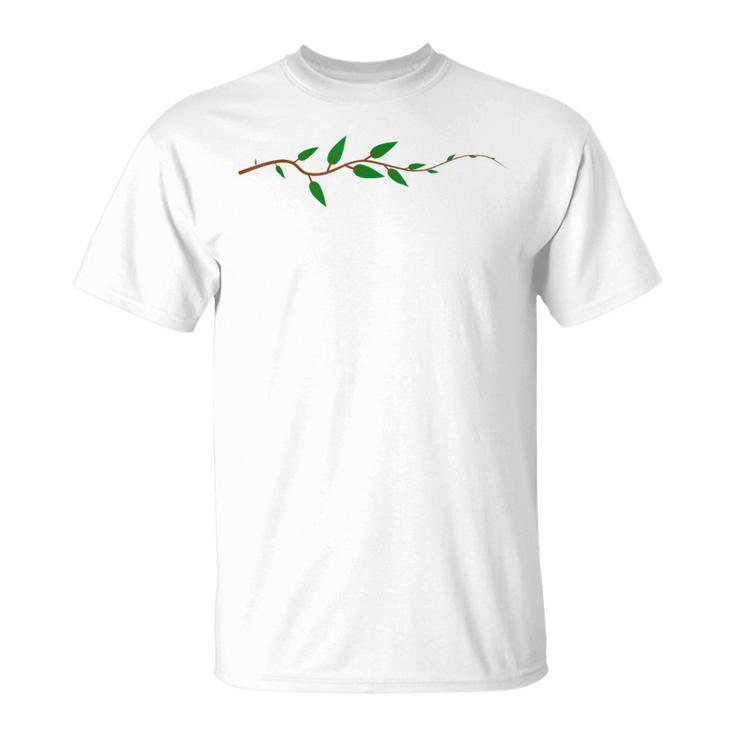 木の枝と葉 Tシャツ